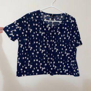 Polka dot Crop Top
